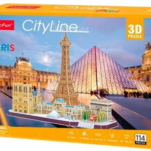 Cubic Fun – Puzzel City Line Paris – 114 stukjes