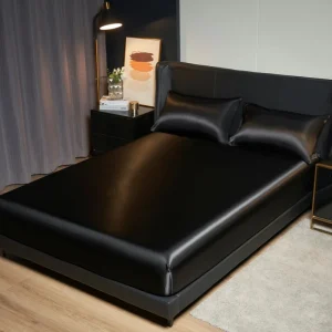 Beddengoed zwart - Luxe satijnen set voor ultiem slaapcomfort
